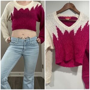 Vintage cropped Halston Sweater
